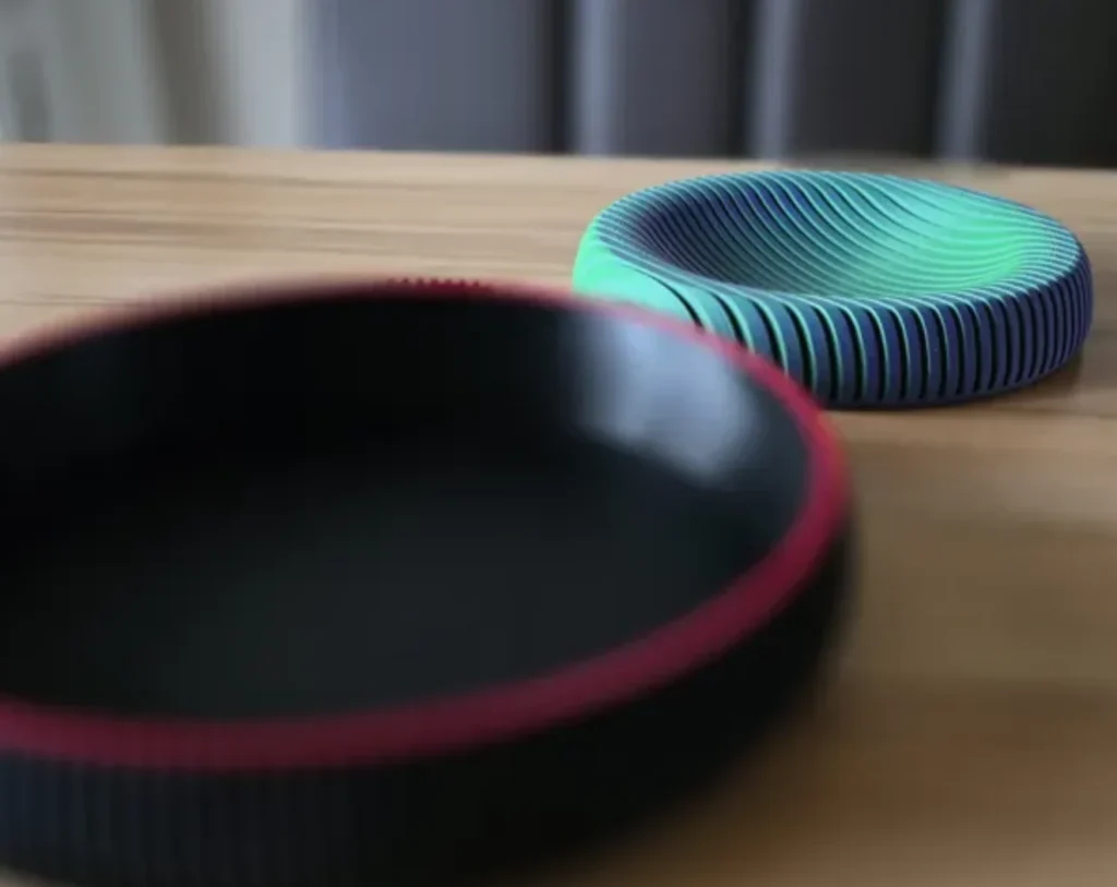 Centrotavola personalizzati stampati in 3D in diversi colori